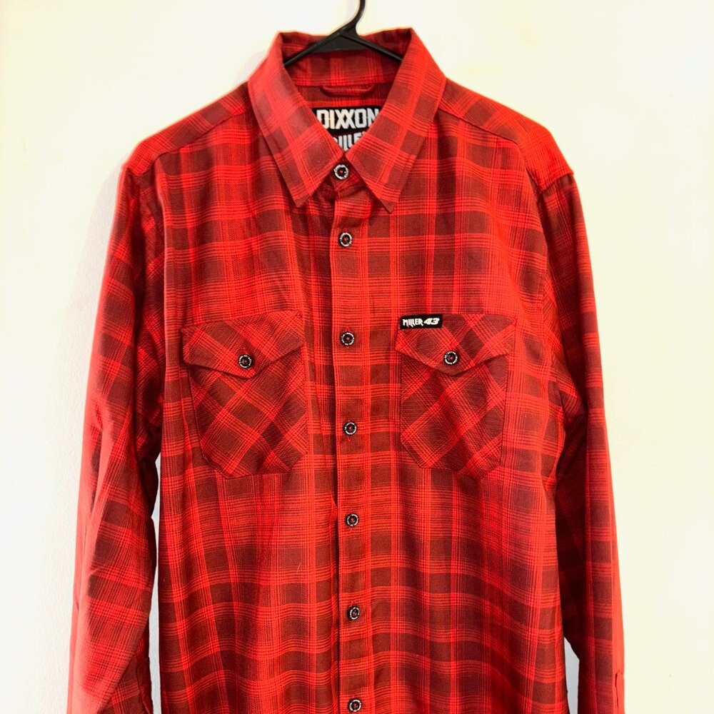DIXXON FLANNEL MILLER THE THRILLER SIZE LARGE - SOLD OUT RARE!